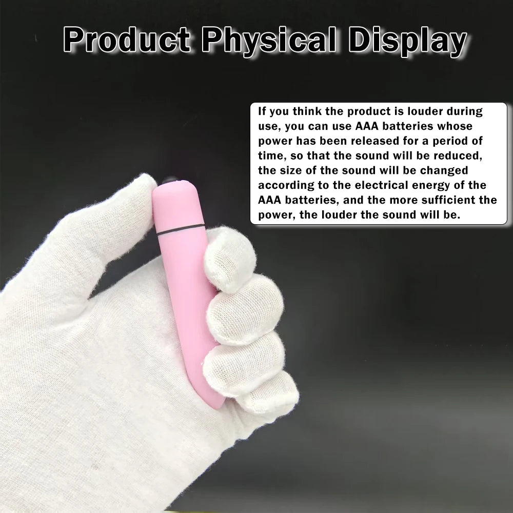 Mini Bullet Vibrator, Sex Toys, Sexy Toys, sexual toys for women, adult toys,vibrators - Single Frequency (without battery)
