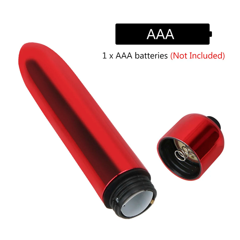 LunaVibe Vibrateur Bullet 9 cm - Stimule Clitoris et Vagin