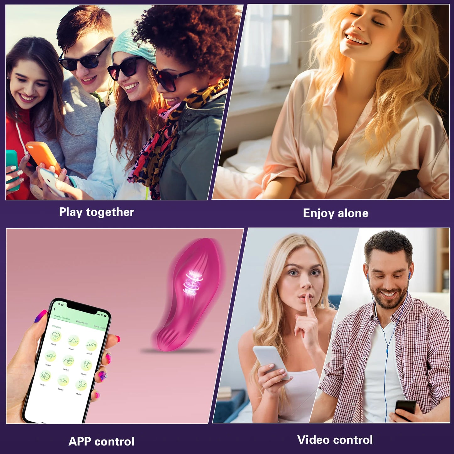 Birdsexy Vibromasseur Bluetooth Clitoridien - Télécommande