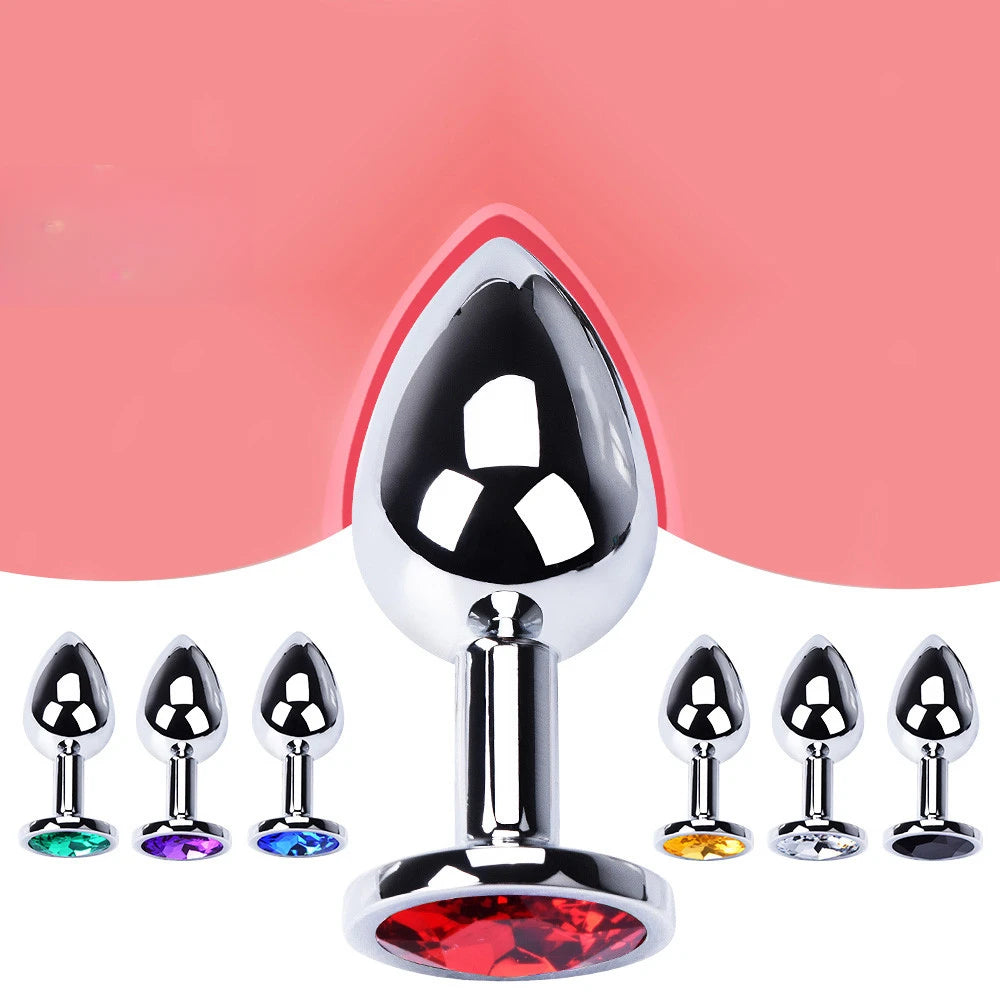YUKUI Plug Anal Métal Bijou Base Débutant À Expert Queue