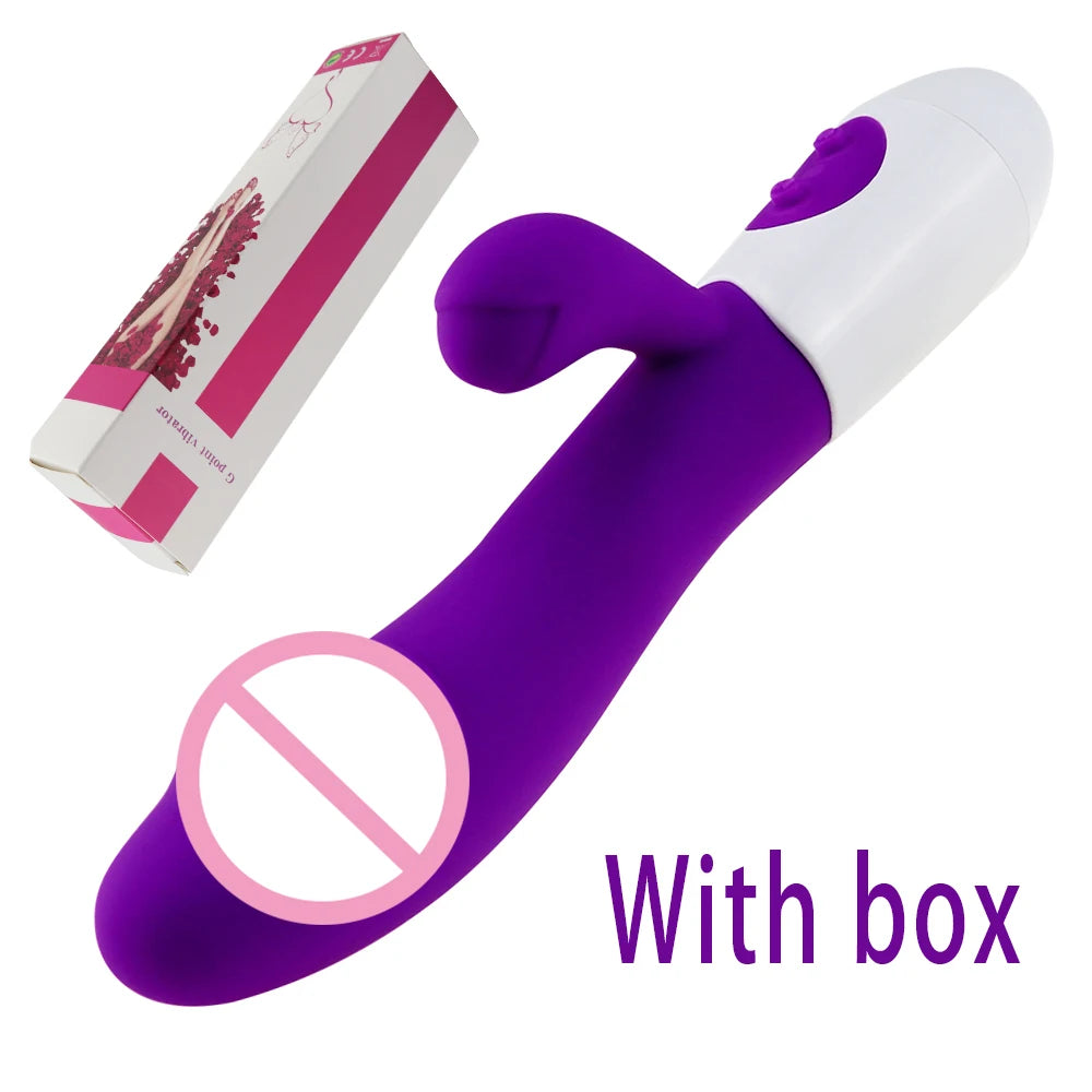 Celani Vibro Lapin Dildo Silicone Point G - 10 Vitesses