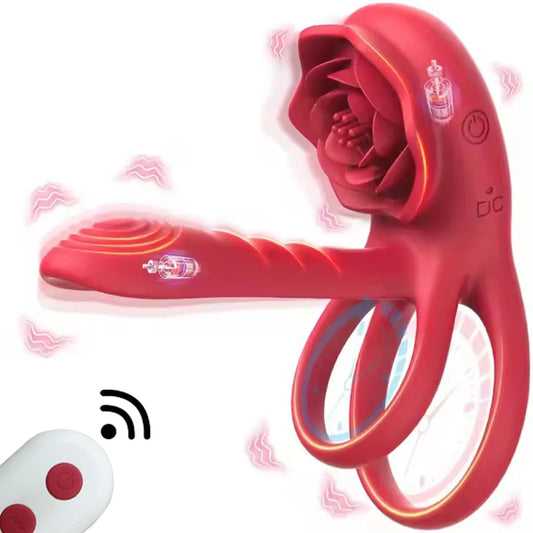 Bingoxxo Manchon Pénien Vibrant - Télécommande Stimulation