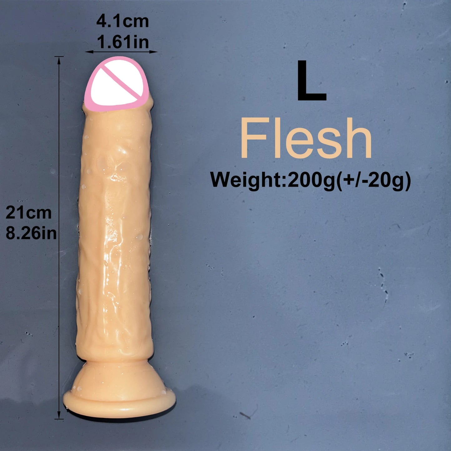 Malomalo Dildo Transparent Ventouse 5 Couleurs - Étanche