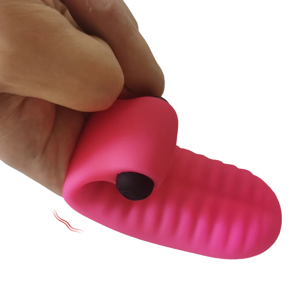 Silicone Finger Vibrator For Women Clit Stimulator G-spot Vibrator Clitoral Stimulation Massager Female Masturbation Sex Product