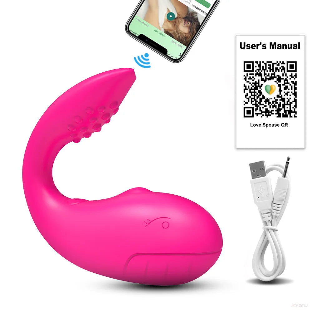 Sex Toys Bluetooth Female Vibrator Egg APP Control G Spot Stimulator  Dildo Vibrating Vagina Balls Adult Goods for Women Panties