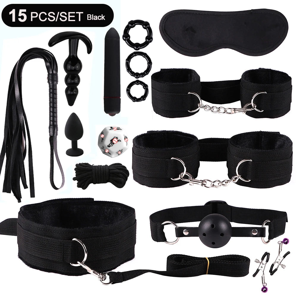 SZYFINADULT Kit BDSM Pour Couple - Accessoires Érotiques