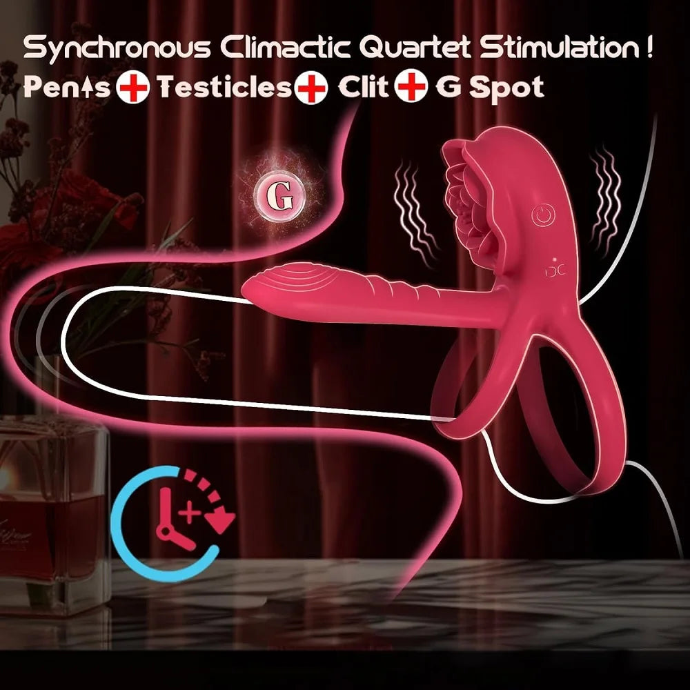 Bingoxxo Sangle Pénile Stimulant - Vibrateur À Distance