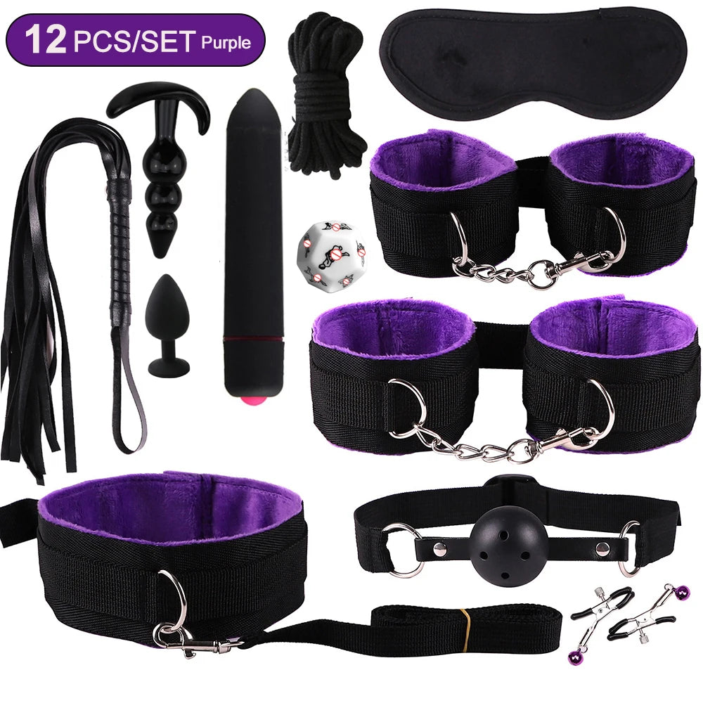 SZYFINADULT Kit BDSM Pour Couple - Accessoires Érotiques