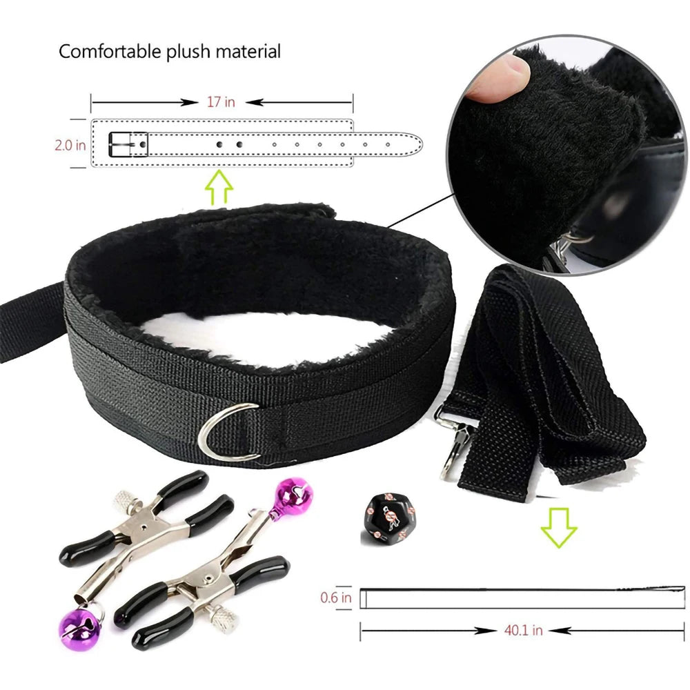 SZYFINADULT Kit BDSM Pour Couple - Accessoires Érotiques