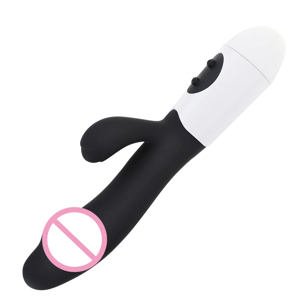 CELANI G Spot Dildo Lapin Vibromasseur Double - 10 Vitesses
