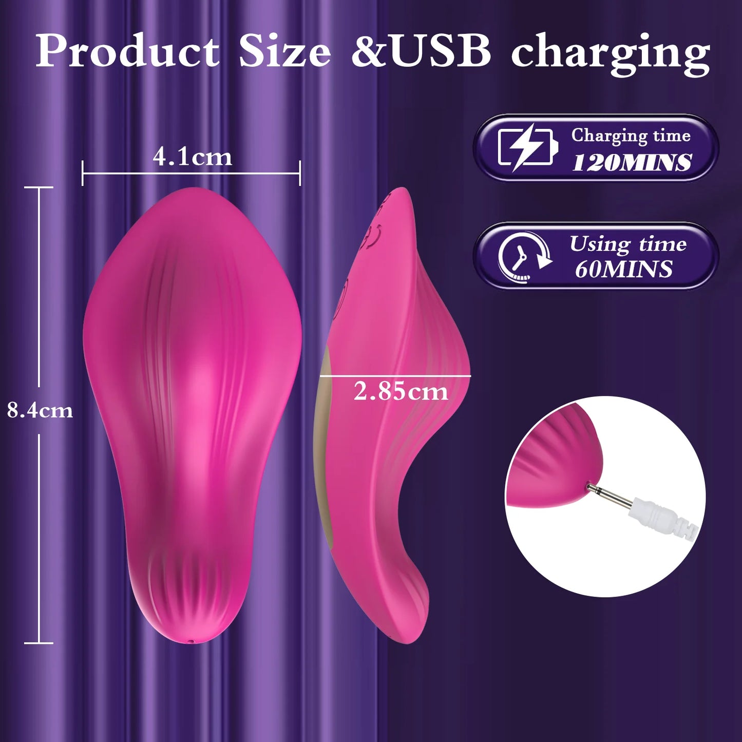 BIRDSEXY Vibromasseur Bluetooth - Télécommande Sans Fil