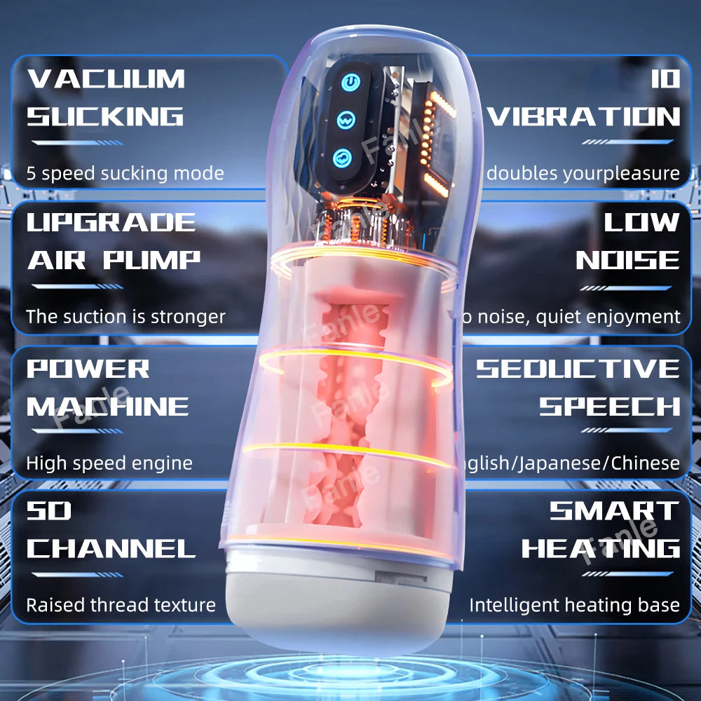 Love Brace Masturbateur Automatique - Aspiration Vibration