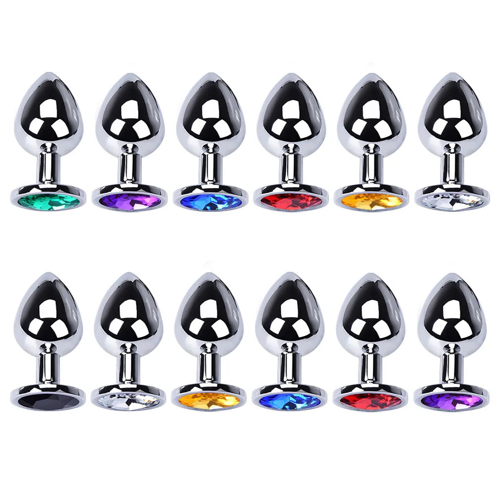YUKUI Plug Anal Métal Bijou Débutant Expert - Pour Couple