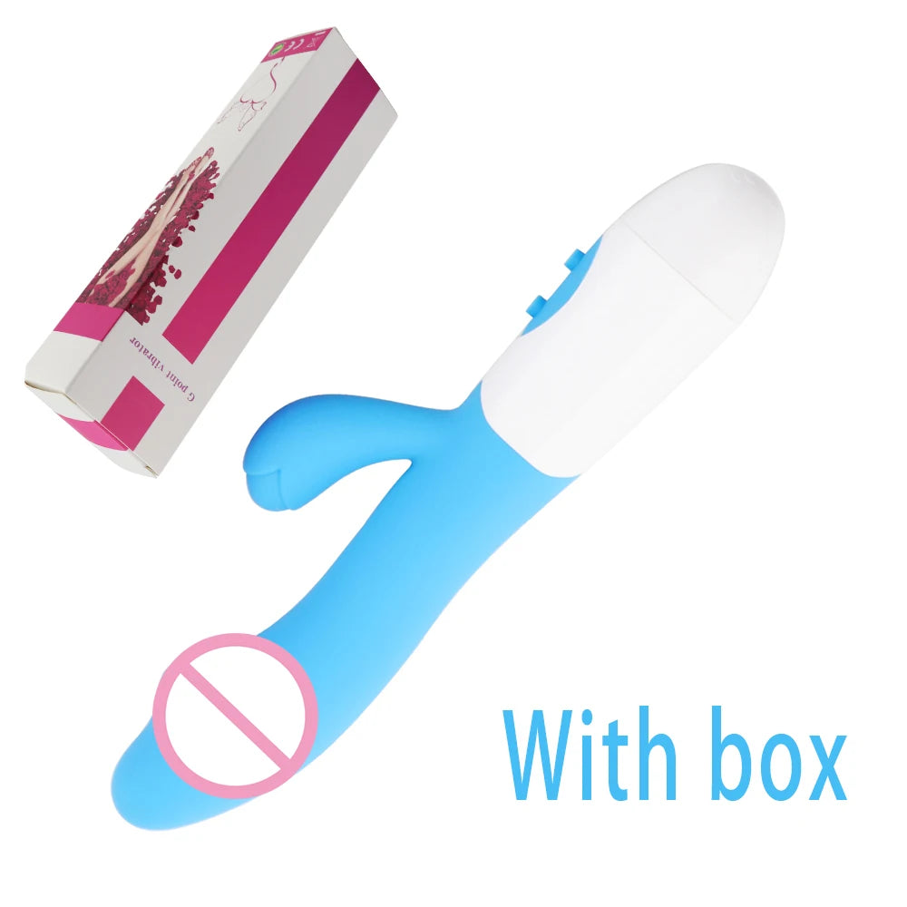 CELANI G Spot Dildo Lapin Vibromasseur Double - 10 Vitesses