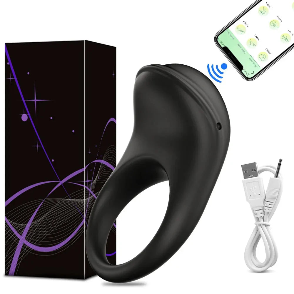 XBELO APP Anneau Vibrant Contrôle Homme - Prolongation