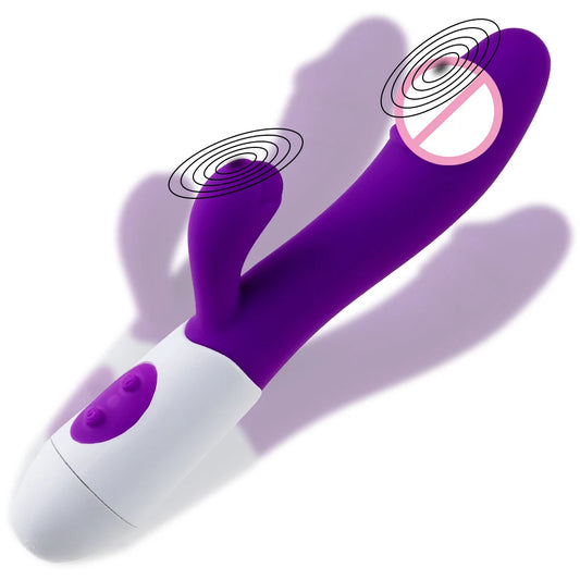 Celani Vibro Lapin Dildo Silicone Point G - 10 Vitesses