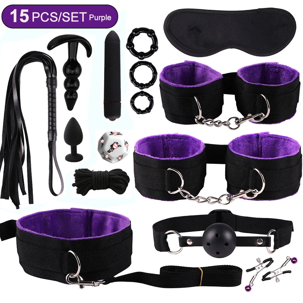 SZYFINADULT Kit BDSM Pour Couples - Accessoires Érotiques