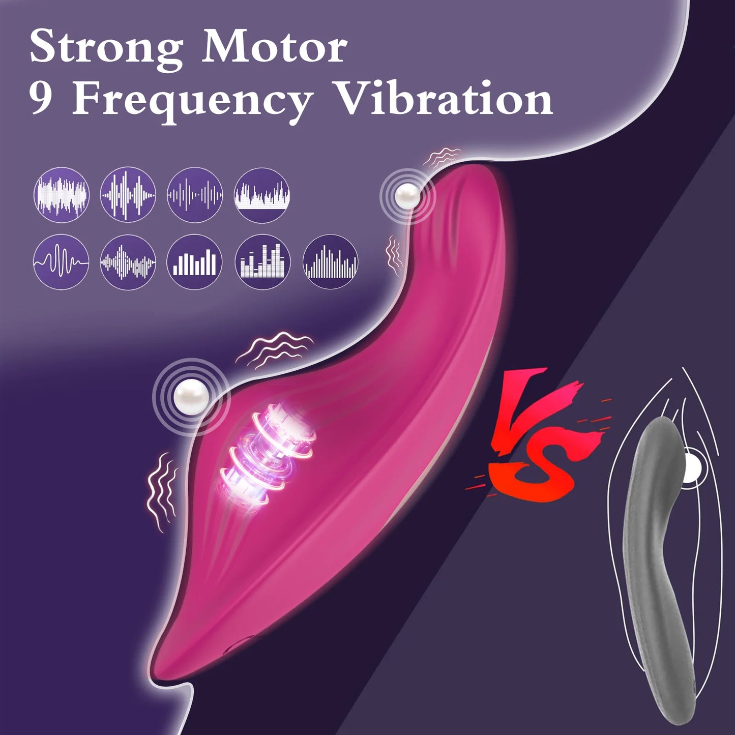 Birdsexy Vibromasseur Portable - App Contrôle Femmes