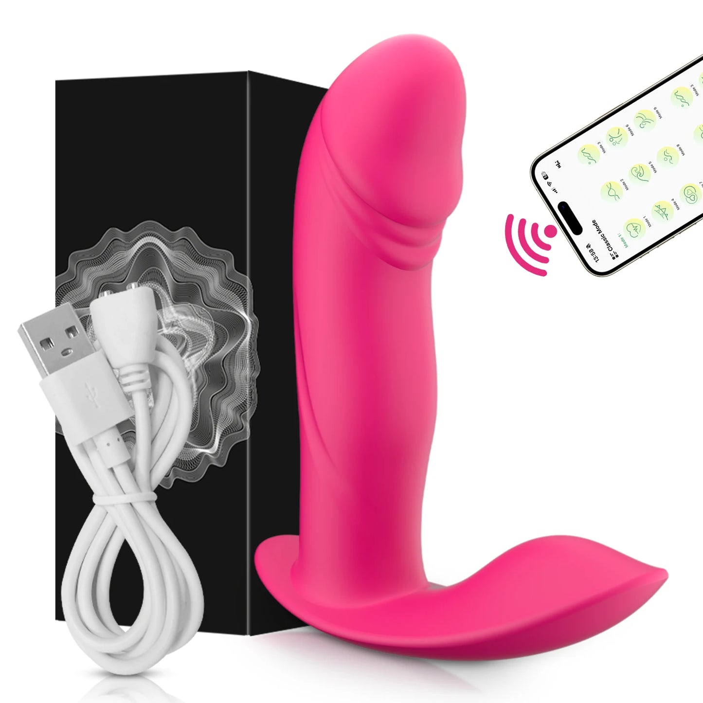 APP Control Wearable Dildo Vibrator for Women Clitoris Stimulator G-Spot Massager Female Anal Butt Plug Vibrating Adult Sex Toys