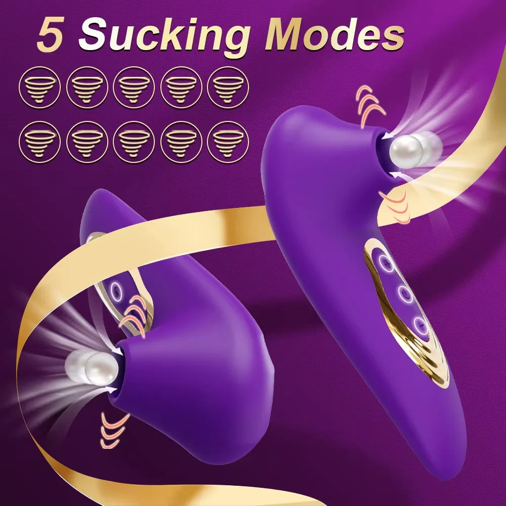 Sucker Clitoris Vibrator Powerful Oral Sucking Vibrator for Women Female Nipple Vacuum Stimulator Sex Toys Goods for Adults 18