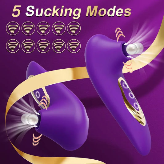 Sucker Clitoris Vibrator Powerful Oral Sucking Vibrator for Women Female Nipple Vacuum Stimulator Sex Toys Goods for Adults 18