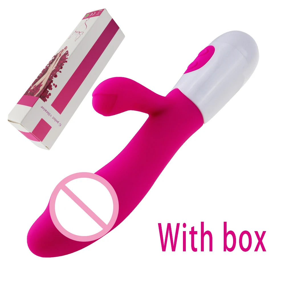 CELANI G Spot Dildo Lapin Vibromasseur Double - 10 Vitesses
