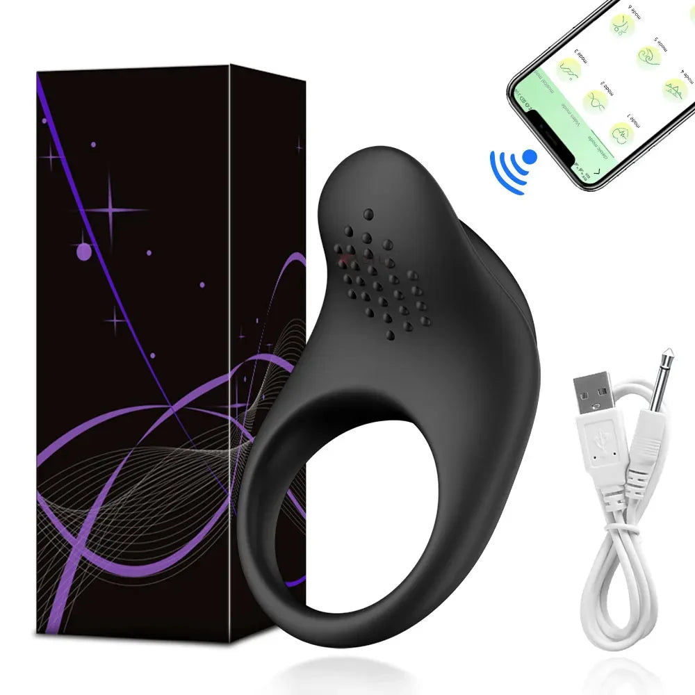 XBELO APP Anneau Vibrant Contrôle Homme - Prolongation