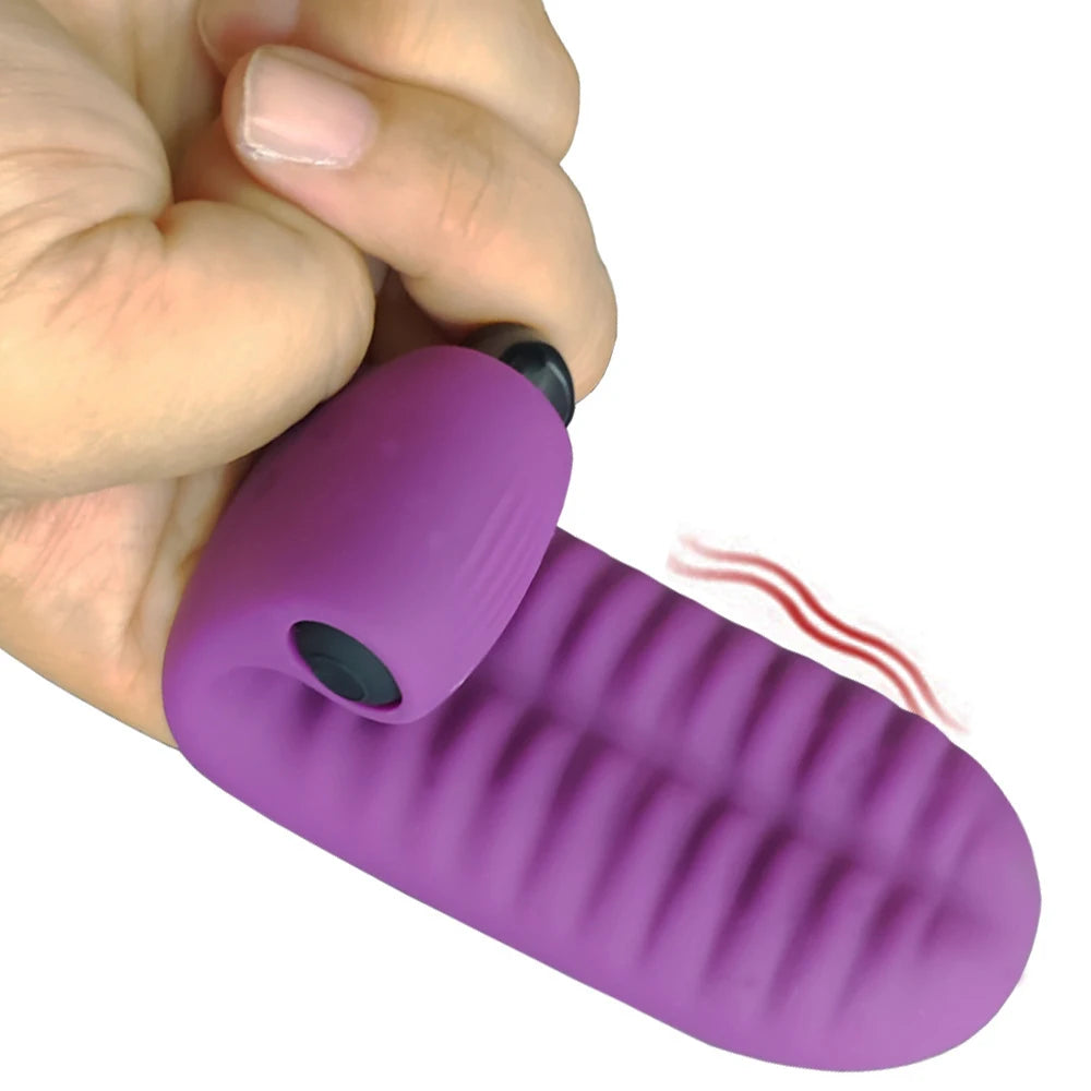 Silicone Finger Vibrator For Women Clit Stimulator G-spot Vibrator Clitoral Stimulation Massager Female Masturbation Sex Product