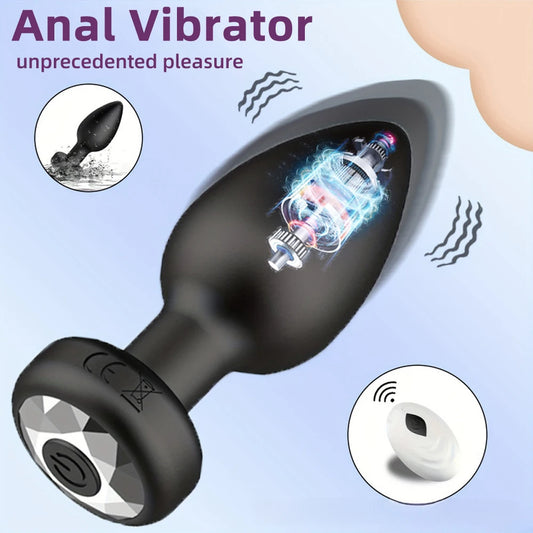 Anal Vibrator Wireless Remote Control Butt Plug Men Prostate Massager Female Vagina Masturbator for Adult Sex Toys Women Men Gay