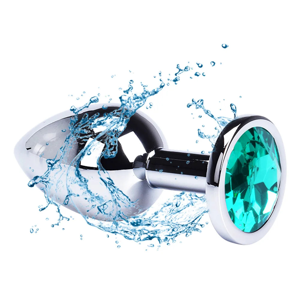 YUKUI Plug Anal Métal Bijou Base - Pour Couples Adultes